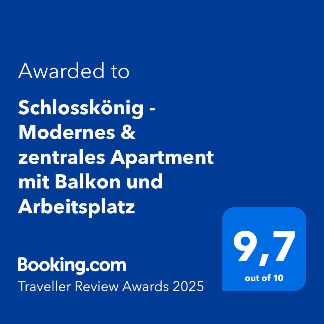 Schlosskoenig - Modernes & Zentrales Apartment Mit Balkon Und Arbeitsplatz ชเวียรีน ภายนอก รูปภาพ